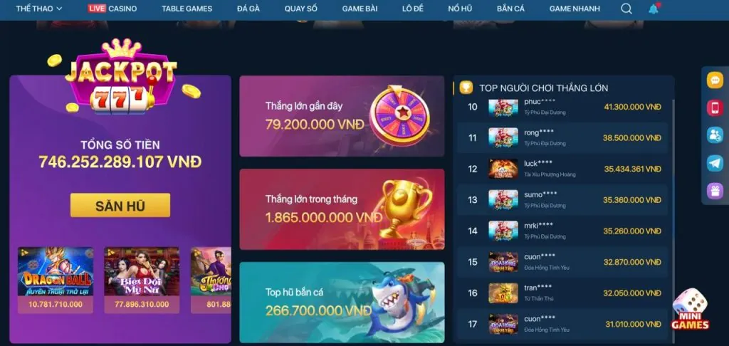 Vua Bắn Cá - Game phổ biến tại 77loc